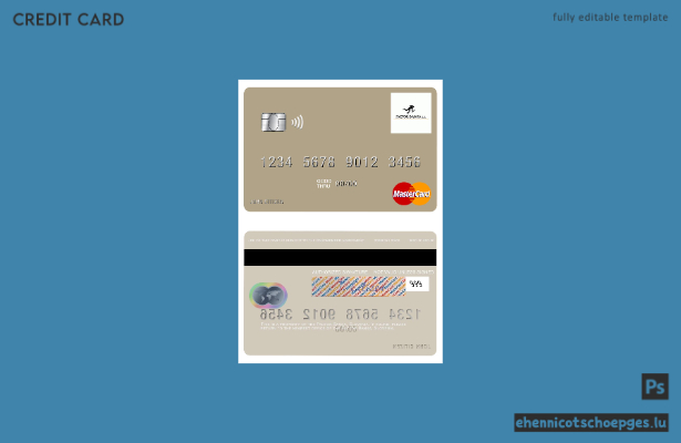 Slowenien Factor Banka Mastercard Beispielvorschau
